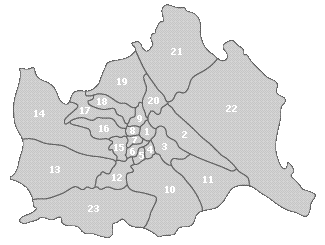 Politische Gliederung Wien